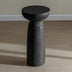 Black Sandstone Side Table End Table