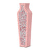 Handmade Crystal Glass Floor Vase Pink Floor Vase