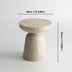 Mushroom-Shaped End Table, Fax Marble Pattern