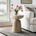 Mushroom-Shaped End Table, Fax Marble Pattern