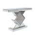 Long Accent Narrow Table, Glass Sofa Table Foyer Table for Living Room Hallway Entrance