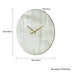 SHYFOY Modern Marble Glass Wall Clock