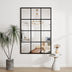 SHYFOY Antique Black Wall Mirror Metal Frame Accent Mirror