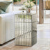 Amla Antique Mirrored Small Accent End Table