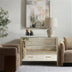 3-Drawer Antique Mirrored Sideboard Cabinet