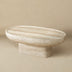 Modern Oval Coffee Table, Sculptural Living Room Table