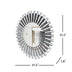 Circular Decorative Statement Wall Mirror for Entryway