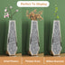 Large Silver Mirror Crystal Vases Crushed Diamond Tall Floor Vase
