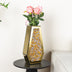 Glod Zerkleinerte Diamant-Vase Große verspiegelte Blumenvase Heimdeko