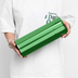 Green Glass Flower Vases for Home Decor, Living Room Decor