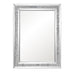 Espejo decorativo de pared, espejos con diamantes triturados y cristal