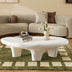 47" Iregular Cloud Shaped Fiberglass Low Profile Coffee Table