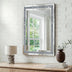 Espejo decorativo de pared, espejos con diamantes triturados y cristal