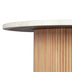Modern Wood Coffee Table with Marble Top