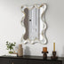 Large Asymmetrical Silver Wall Mirror