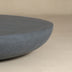 Mesa de centro redonda minimalista de óxido de magnesio negra