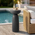 Modern Round Pedestal Side Table End Table
