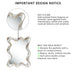 Large Asymmetrical Silver Wall Mirror