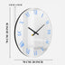 Reloj de Pared Redondo de Espejo con Retroiluminación RGB