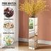 SHYFOY Handmade Glass Tall Floor Vase Fake Flower Vase