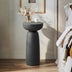 Modern Round Pedestal Side Table End Table