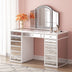 SHYFOY Trifold Mirror Vanity-Crushed Diamond 3 Way Mirror Bedrooms