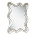 Large Asymmetrical Silver Wall Mirror