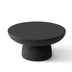 Black Round Coffee Tables Accent Center Table