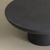Modern Magnesium Oxide Cement Round Pedestal Coffee Table