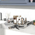 SHYFOY Mirror Glam Tray Bathroom Desktop Storage Tray, Silver Vanity Tray