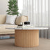 Modern Wood Coffee Table with Marble Top
