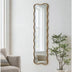 SHYFOY 59" Wavy Frame Antique Bronze Full-Length Wall Mirror