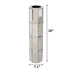 Tall Silver Big Vase for Decor Living Room Decorative Large Vase