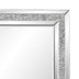 Espejo decorativo de pared, espejos con diamantes triturados y cristal