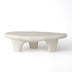 47" Iregular Cloud Shaped Fiberglass Low Profile Coffee Table