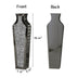 Grey Handmade Crystal Glass Floor Vase 26.8"