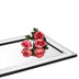 Espejo decorativo de pared, espejos con diamantes triturados y cristal