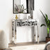 SHYFOY Modern Grecian Venetian Mirrored Console Table