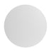 Modern Round Coffee Table, 35.4 inch White Drum Design
