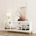 SHYFOY Mueble de TV moderno de madera con consola multimedia