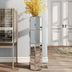 Tall Silver Big Vase for Decor Living Room Decorative Large Vase