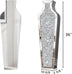 SHYFOY 36 inch Floor Vase Crushed Diamond Decorative Mirrored Tall Vases for Decor Living Room, Large Silver Glass Floor Vase for Pampas Grass Artificial Flowers