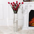 Tall Silver Big Vase for Decor Living Room Decorative Large Vase