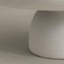 White Magnesium Oxide Cement Round Pedestal Coffee Table