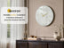 SHYFOY Modern Marble Glass Wall Clock