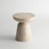 Mushroom-Shaped End Table, Fax Marble Pattern