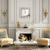 Large Wall Clocks Modern Mirrored Clock