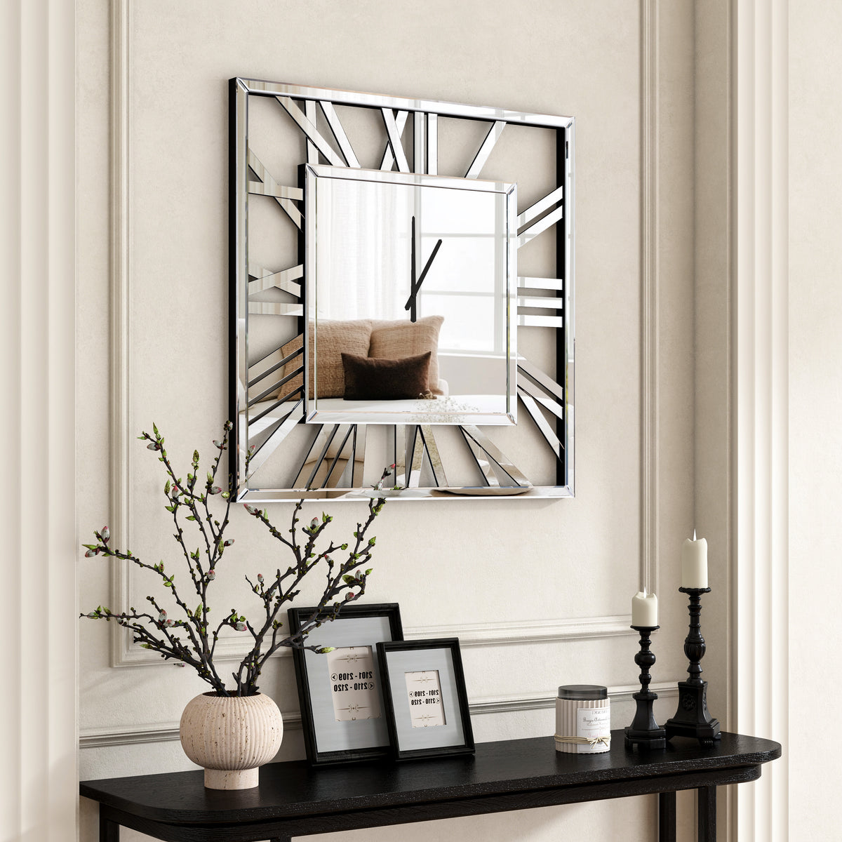SHYFOY Relojes de pared decorativos para la sala de estar