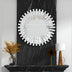 Circular Decorative Statement Wall Mirror for Entryway