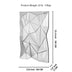 Modern 3D Wall Mirror Irregular Triangle Accent Mirror